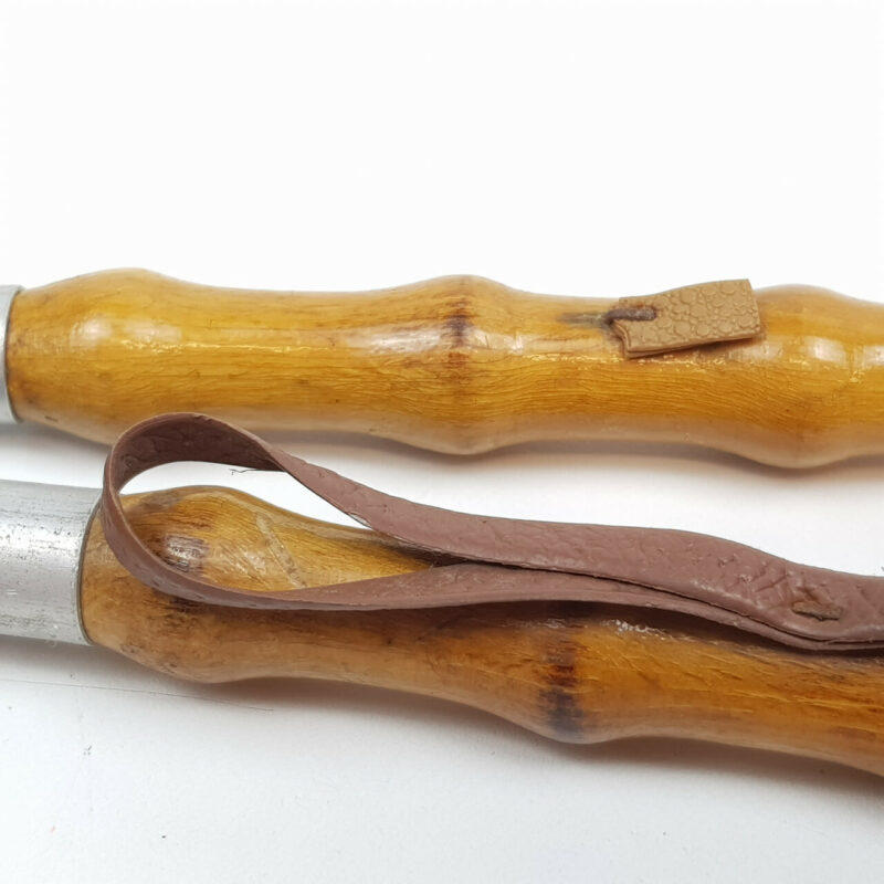 PAIR OF SHOE HORNS WITH DOG HEAD DESIGN #52420