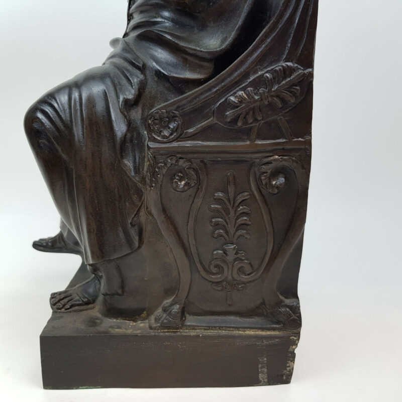 BRONZE STATUE OF ST PETER ON A THRONE #44956