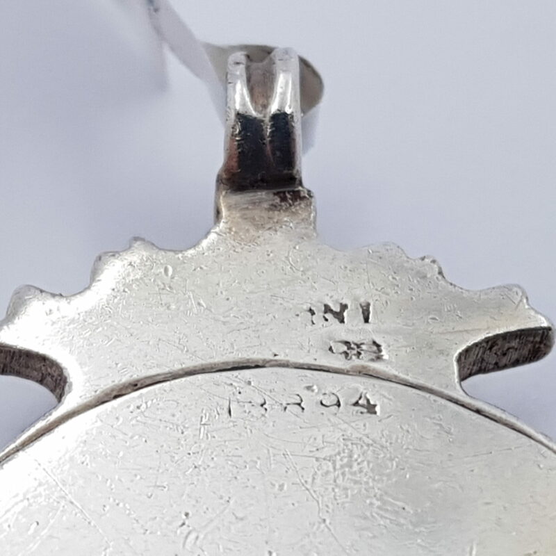 Antique Sterling Silver Norwich Bowling Medal Shield Pendant (Birmingham 1915) #5689