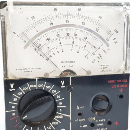 MASTER INSTRUMENTS SYDNEY MULTIMETER PT53 IN CASE (A/F) #49780