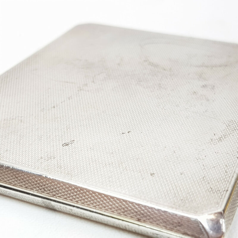 VINTAGE STERLING SILVER CIGARETTE CASE #48070