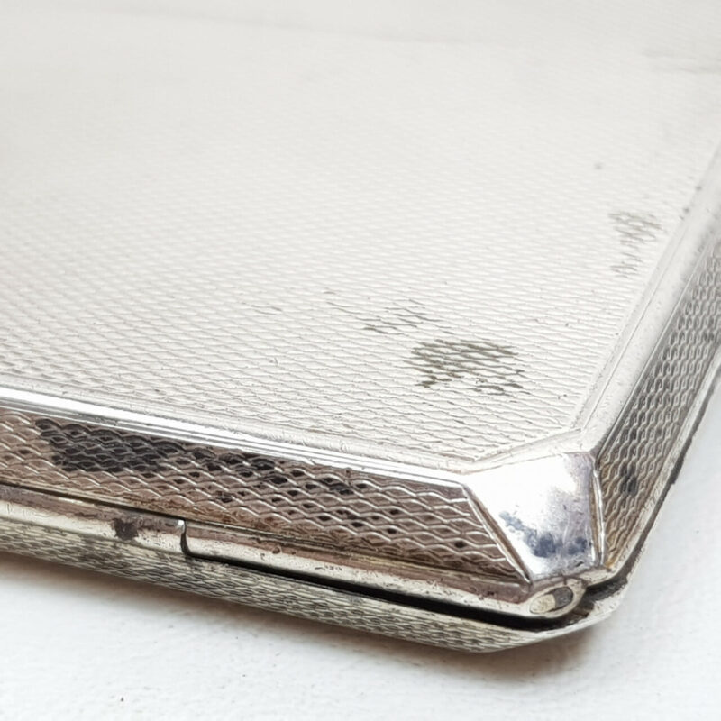 VINTAGE STERLING SILVER CIGARETTE CASE #48070