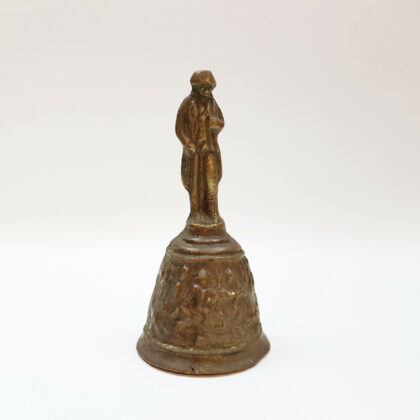 BRASS HANDBELL WITH MAN #39799-1