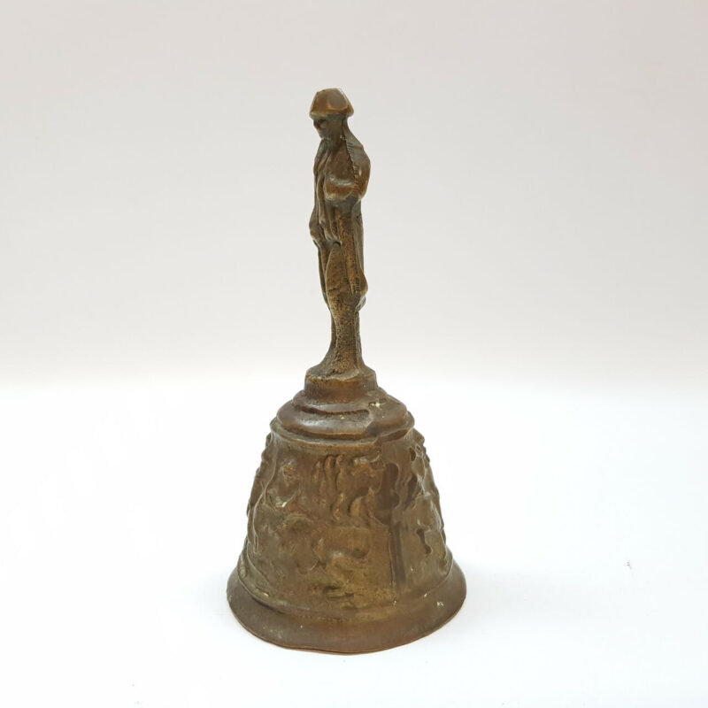 BRASS HANDBELL WITH MAN #39799-1