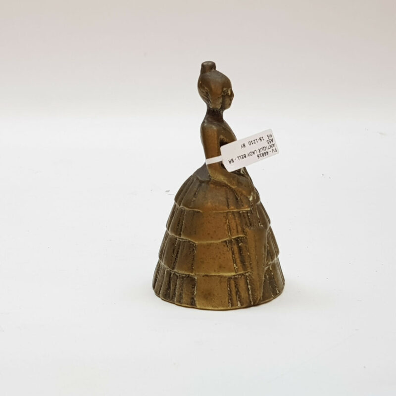 ANTIQUE BRASS LADY HAND BELL #46816