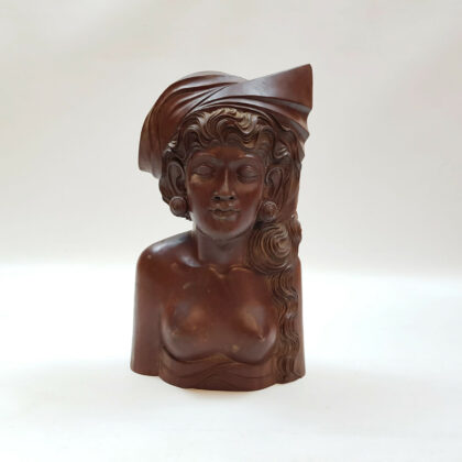 VINTAGE WOODEN WOMEN CARVING - BALI #53215