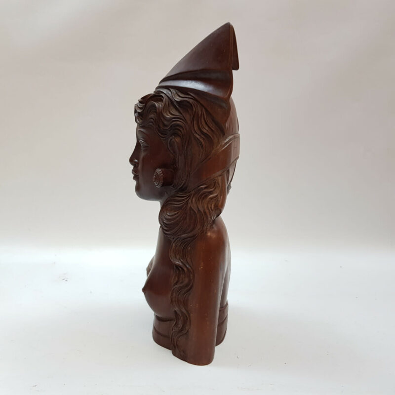 VINTAGE WOODEN WOMEN CARVING - BALI #53215