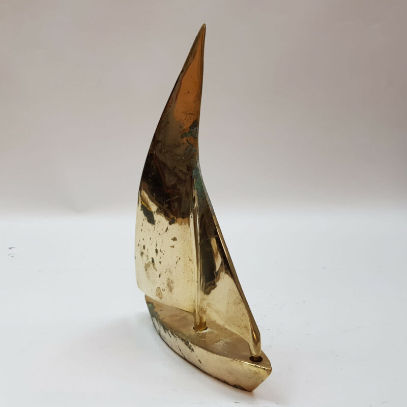 Brass Sailing Boat Paper Weight - Small #53501-8