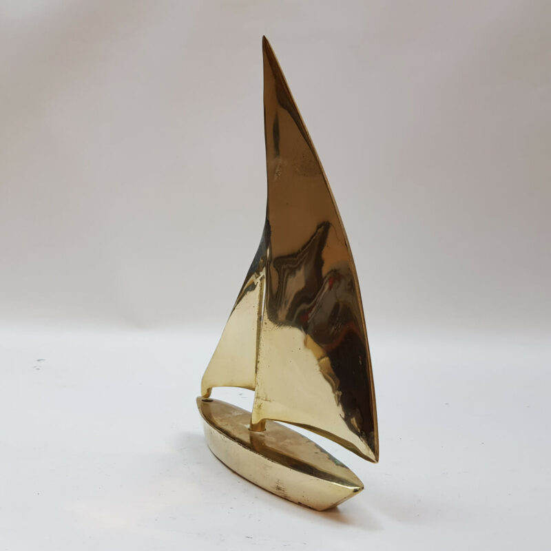 Brass Sailing Boat Paper Weight - Small #53501-8