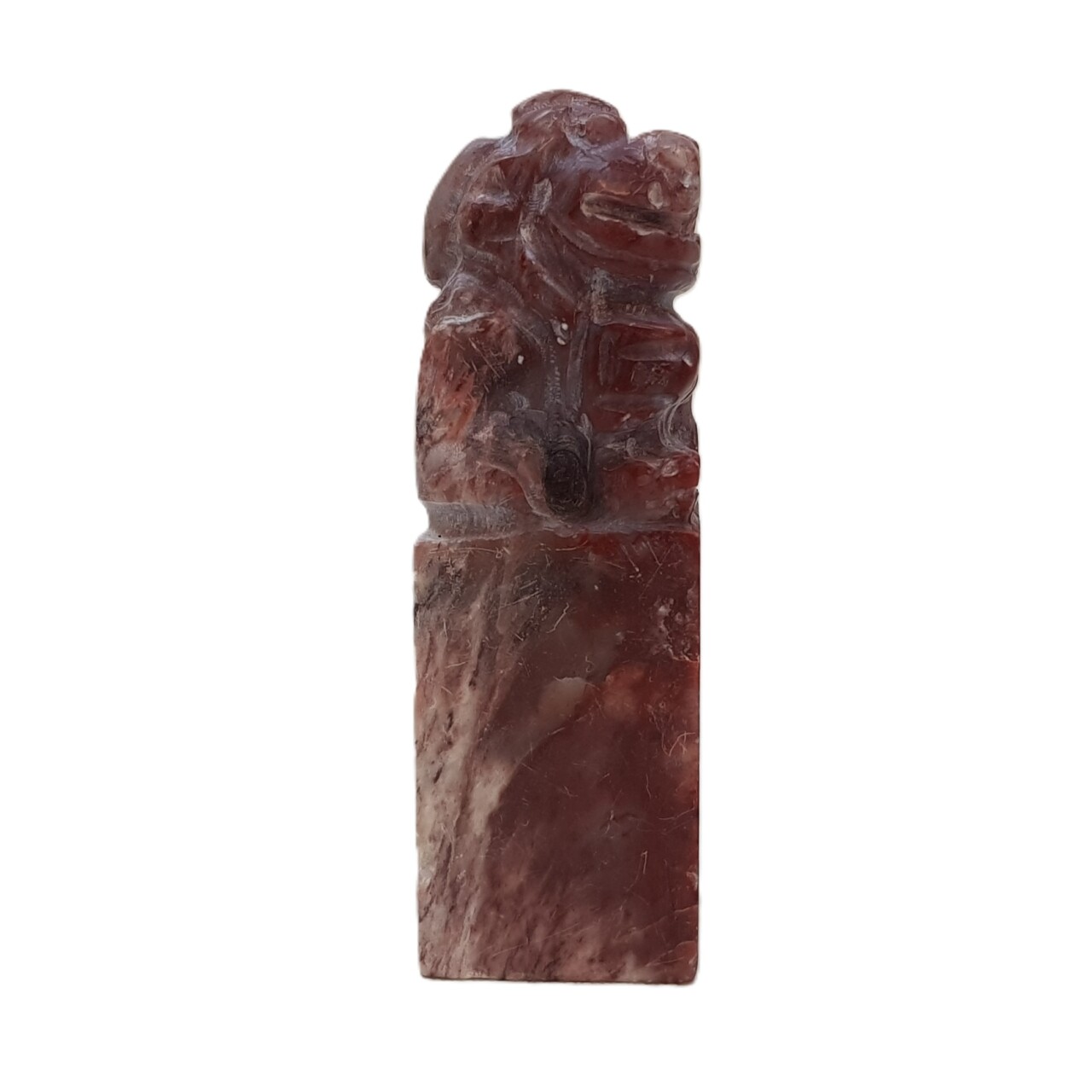 Chinese Carved Stone Seal – Foo Dog Finial – Unmarked Base – 6cm #46872 Chinese Carved Stone Seal – Foo Dog Finial – Unmarked Base – 6cm #46872 - Image 7