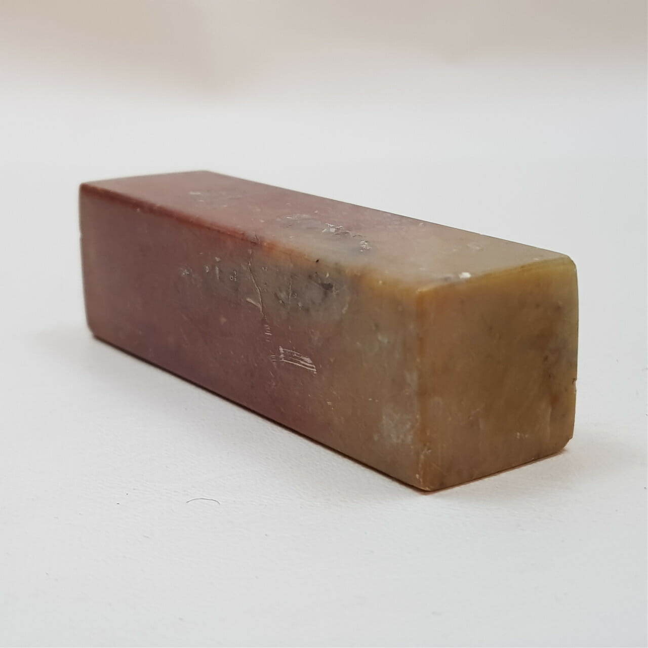 Chinese Red Stone Seal – Unmarked Base – 7cm #46377 Red Stone Seal / Stamp (Unmarked) #46377