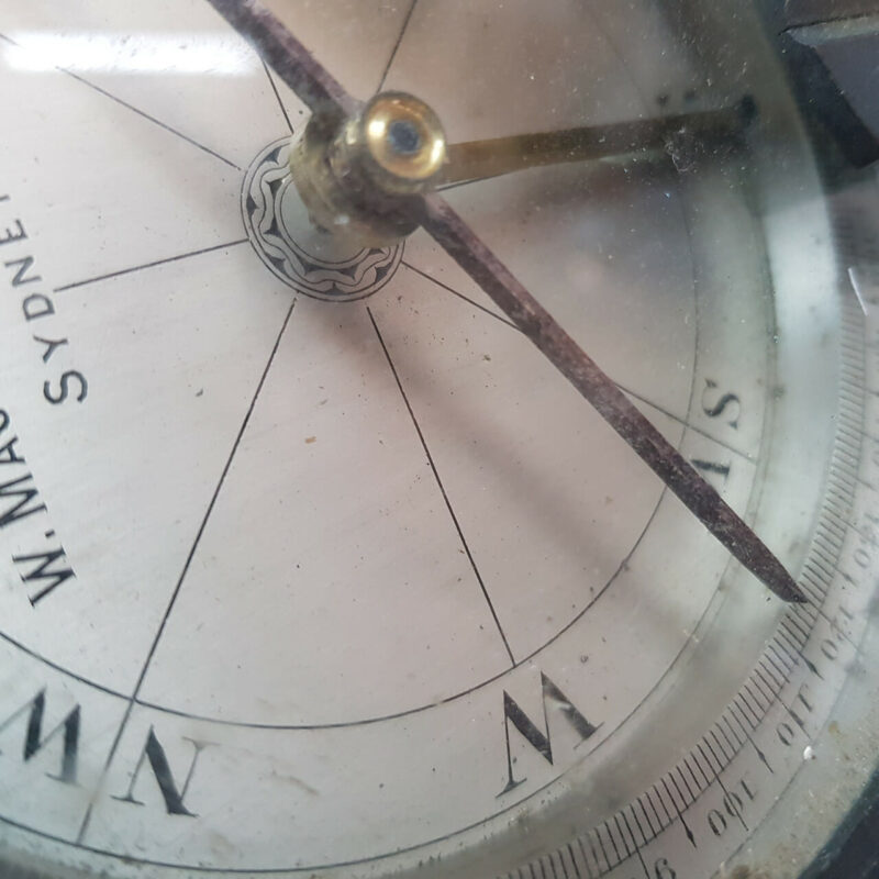 VINTAGE W. MACDONNELL & CO SYDNEY COMPASS (A/F) #47184