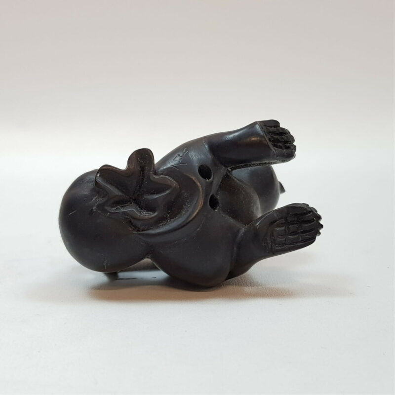 TIMBER CARVED NETSUKE MONKEYS #47621