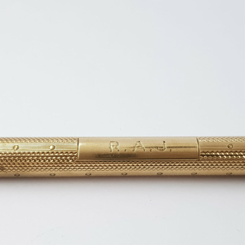 VINTAGE / ANTIQUE S MORDAN & CO PENCIL 9CT GOLD PENCIL 16.7GR #53818