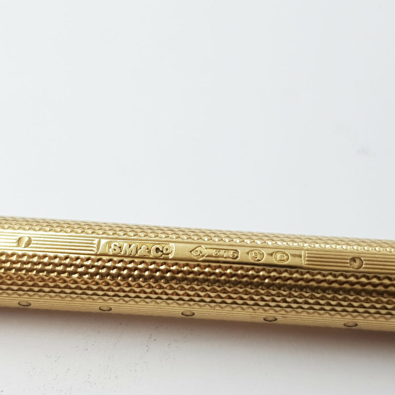 VINTAGE / ANTIQUE S MORDAN & CO PENCIL 9CT GOLD PENCIL 16.7GR #53818