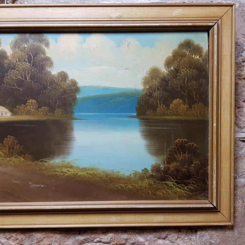 James Robert Hutchings (1872-1962) Painting - Landscape - Oil on Board #47094