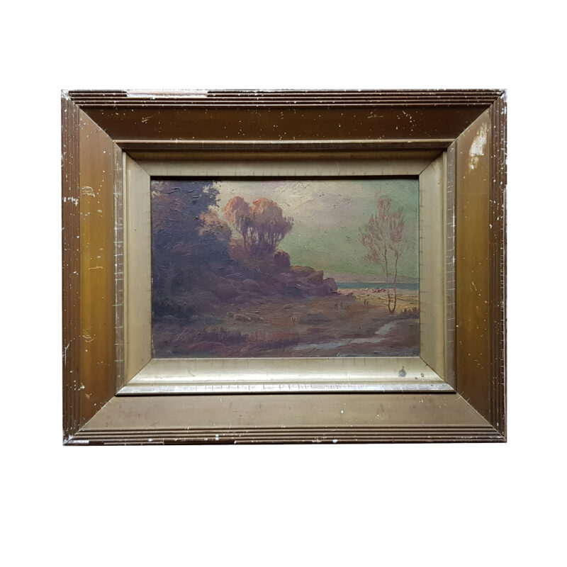 Ernest William Christmas Painting (1863-1918) Signed EWC #49622