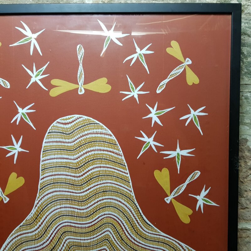 WP Bond Traditional Aboriginal Dot Painting #53869