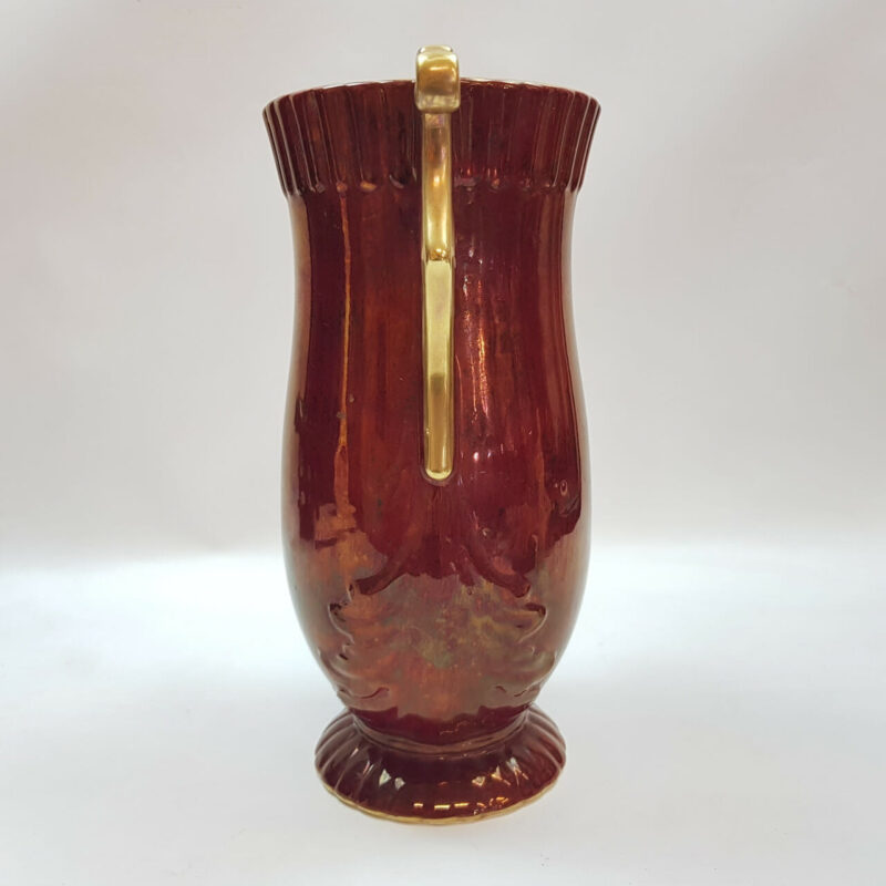 Crown Devon Red Vase - Made in England #53949