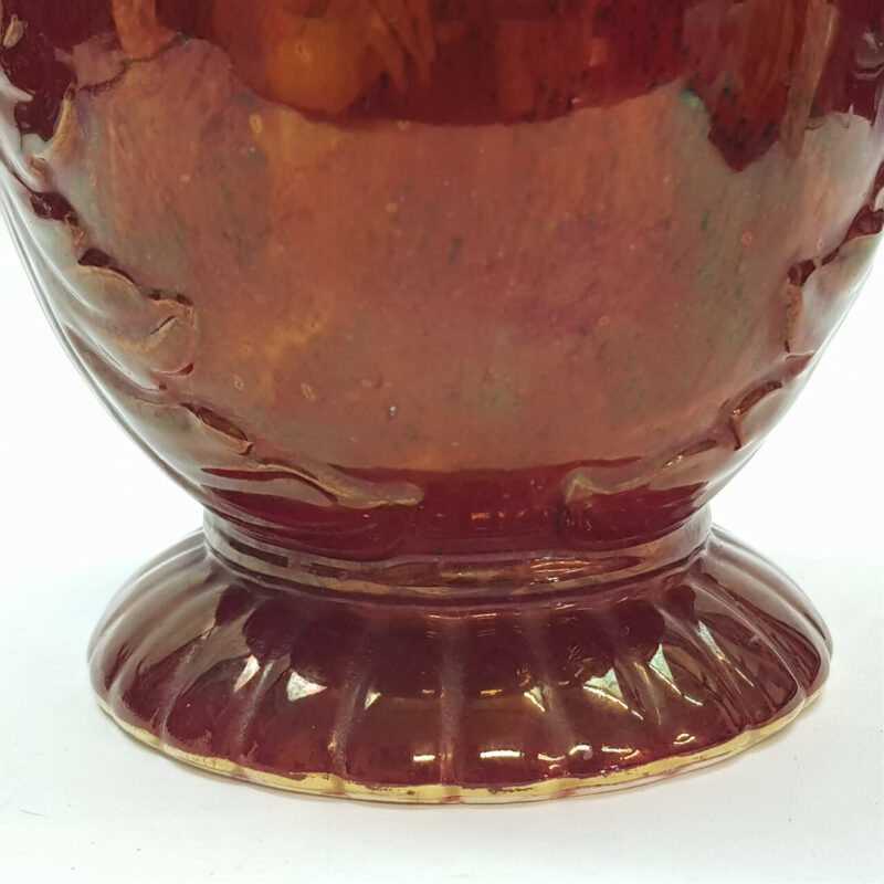 Crown Devon Red Vase - Made in England #53949