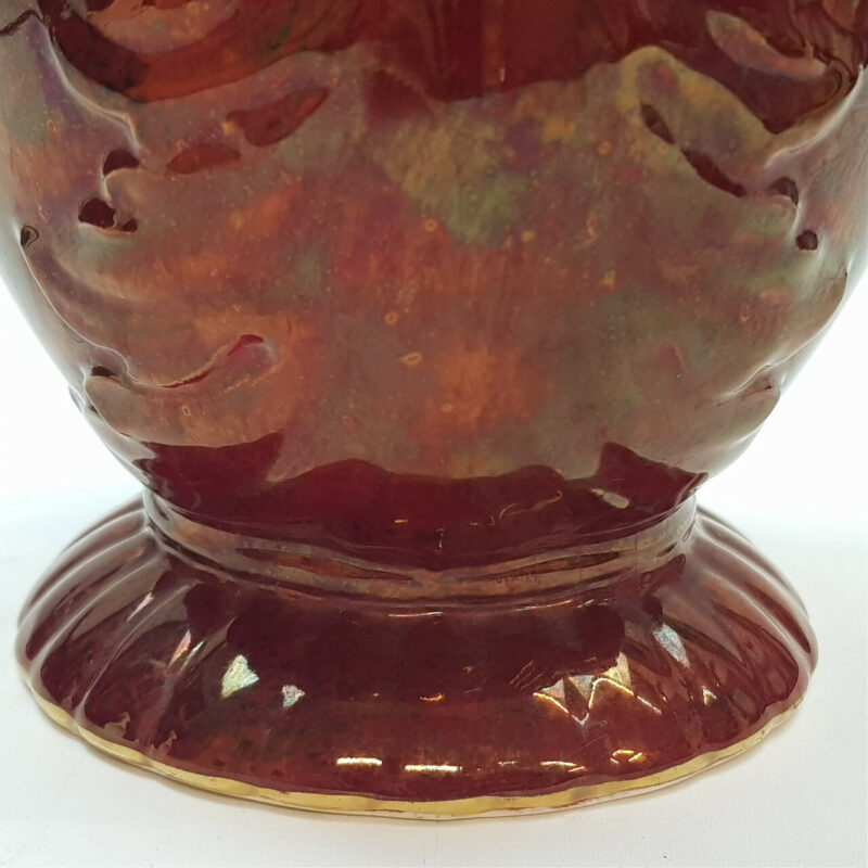 Crown Devon Red Vase - Made in England #53949