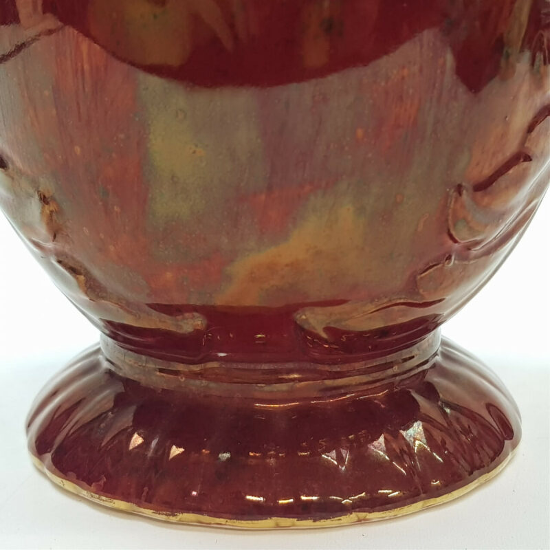 Crown Devon Red Vase - Made in England #53949