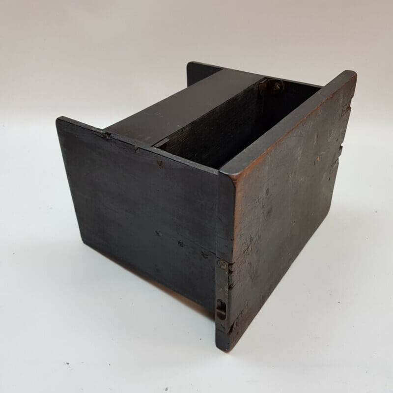 Vintage Wooden Box with Brass Fittings #53955