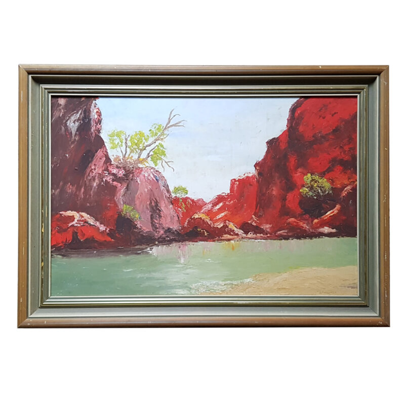 Australian Landscape Painting - Oil on Board #53957