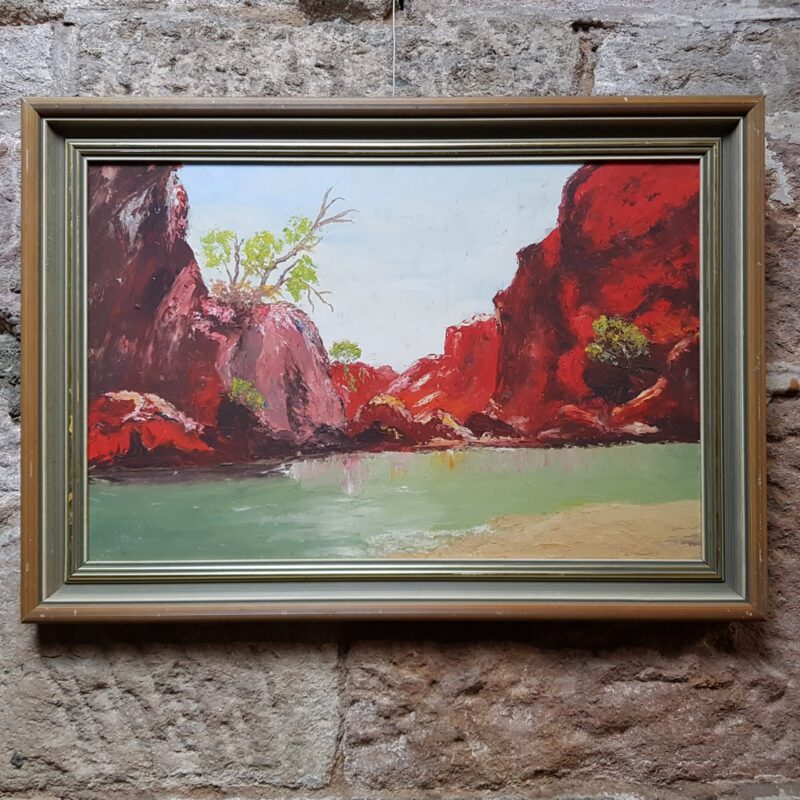 Australian Landscape Painting - Oil on Board #53957