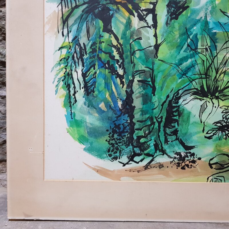 Unsigned Forest Watercolour Painting - Not Framed #53956