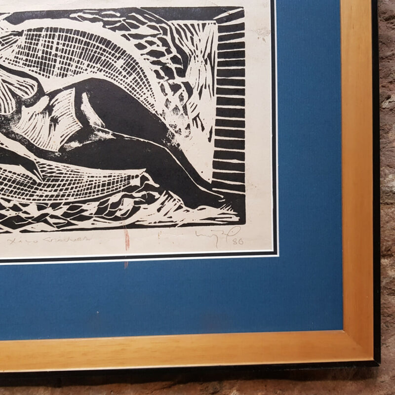 XILO GRAVURA LIMITED EDITION WOODCUT PRINT - 27/50 SIGNED C/86 #53981