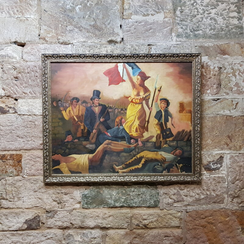 Liberty Leading the People Delacroix 1798-1863 Oil Painting #31398