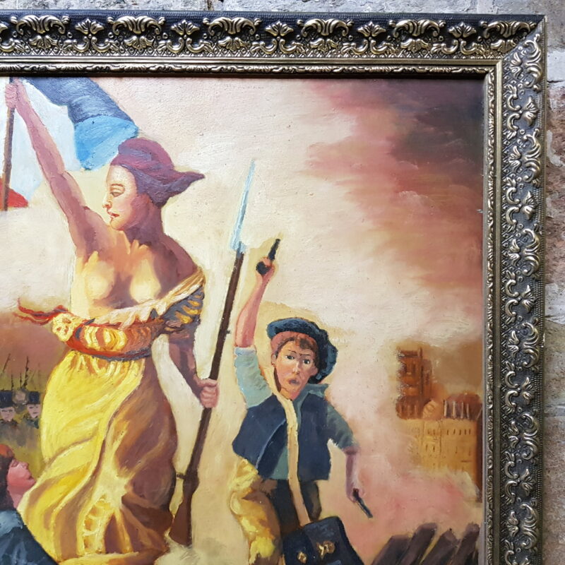 Liberty Leading the People Delacroix 1798-1863 Oil Painting #31398