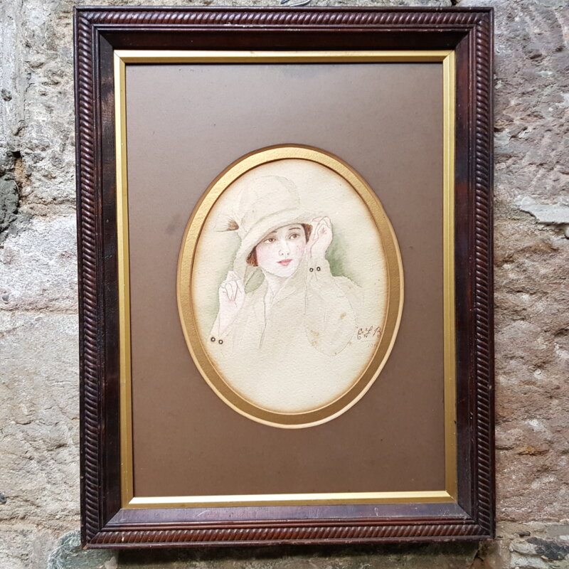 Eleanor Fortescue-Brickdale (1872-1945) Watercolour Portrait Painting #50329