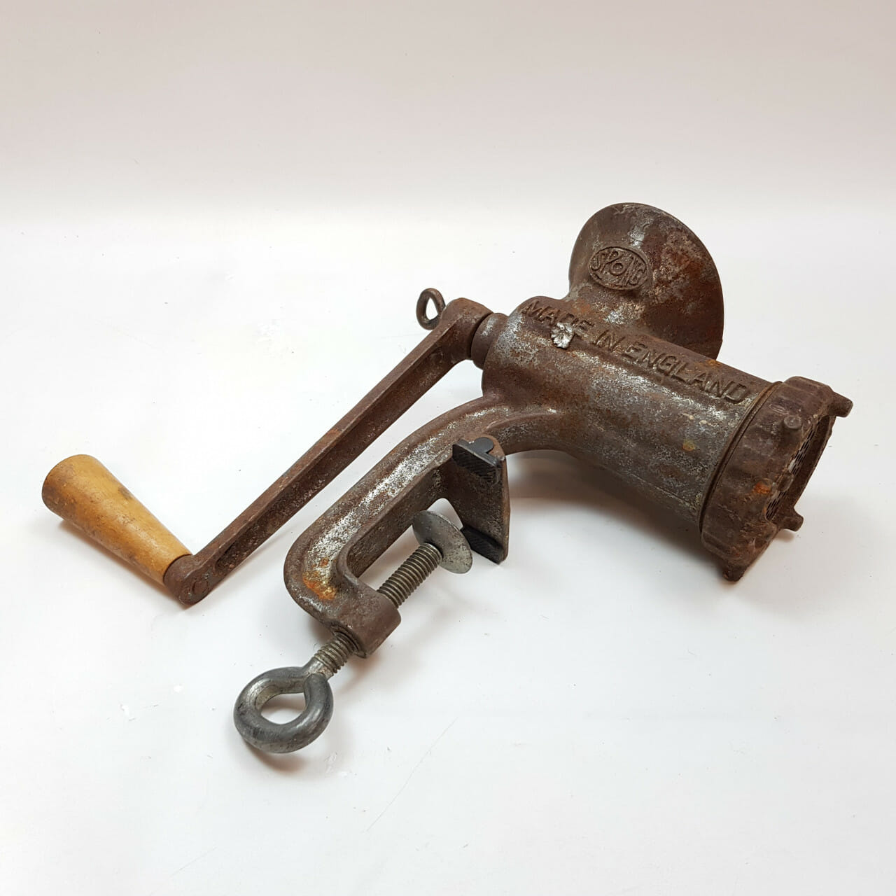 Spong Vintage Meat Grinder No 8 Made In England 54057 Monty's