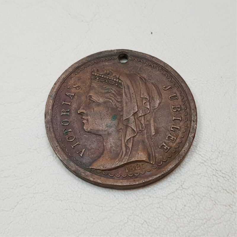 1887 QUEEN VICTORIA SOUTH MELBOURNE SUNDAY SCHOOL MEDAL / COIN #54265