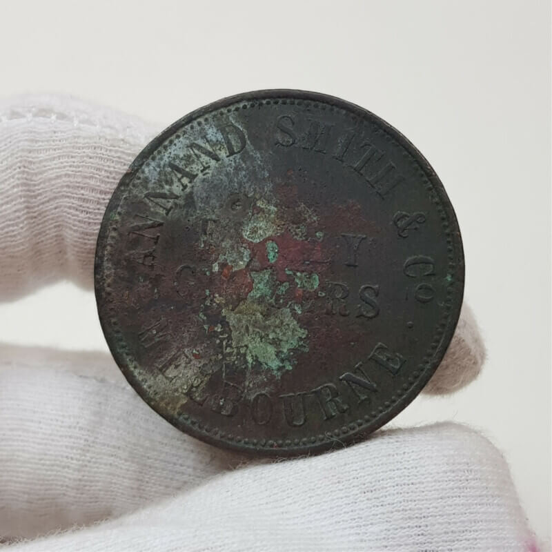 Annand Smith & Co 1849 Melbourne Victoria Australia Token Coin #54261