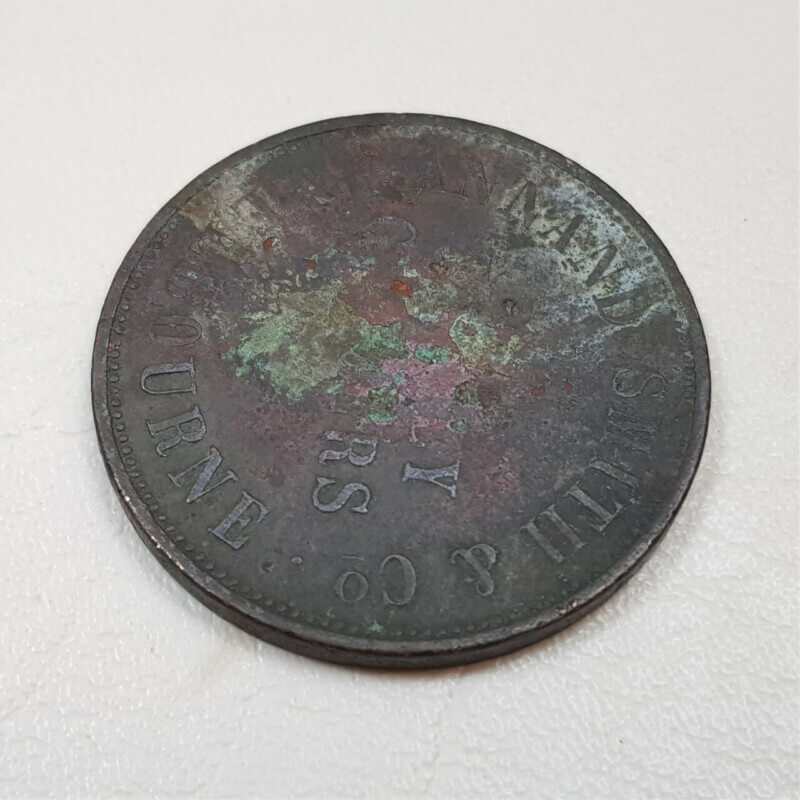 Annand Smith & Co 1849 Melbourne Victoria Australia Token Coin #54261