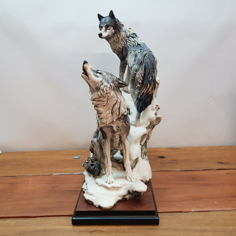 Giuseppe Armani Nocturne Wolves Sculpture - Limited Edition 365/1500 #41679