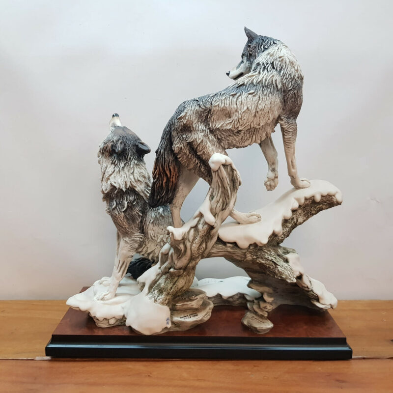 Giuseppe Armani Nocturne Wolves Sculpture - Limited Edition 365/1500 #41679