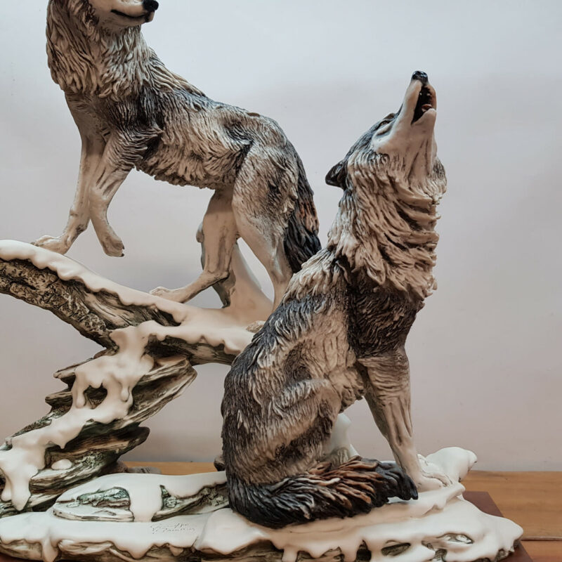 Giuseppe Armani Nocturne Wolves Sculpture - Limited Edition 365/1500 #41679