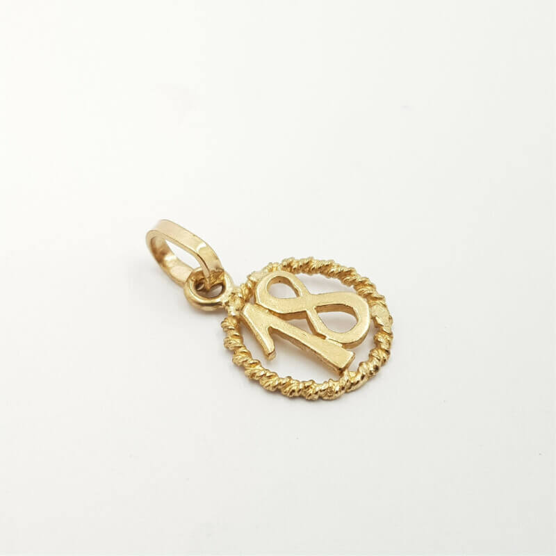 9ct Yellow Gold 18th Birthday Charm #55575