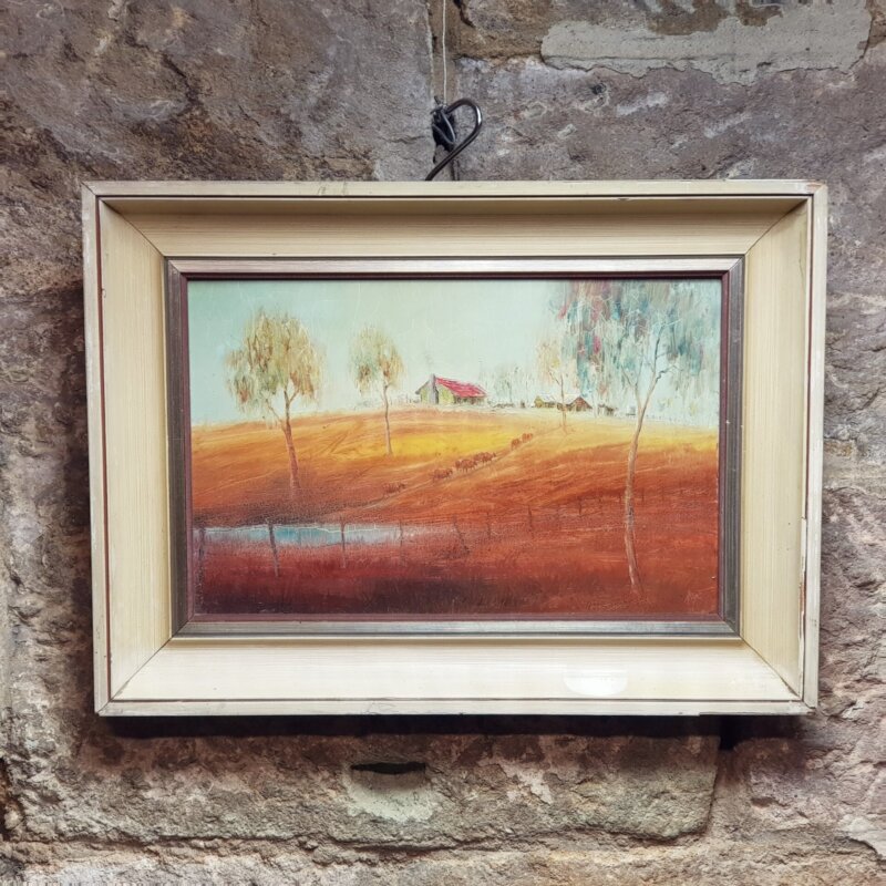 Ewald (Woody) Rishe (1945-2010) Painting - Landscape - Oil on Canvas #52038