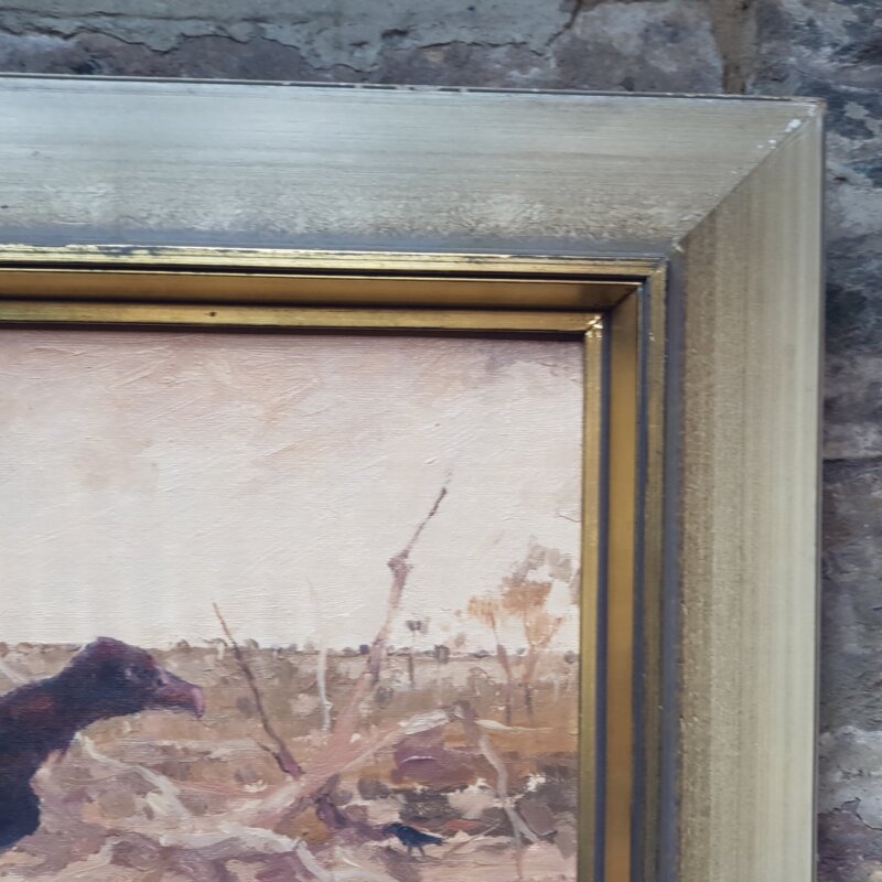 Thomas (Tom) Mcaulay (1946- ) Painting - Crows - Oil on Board #52051