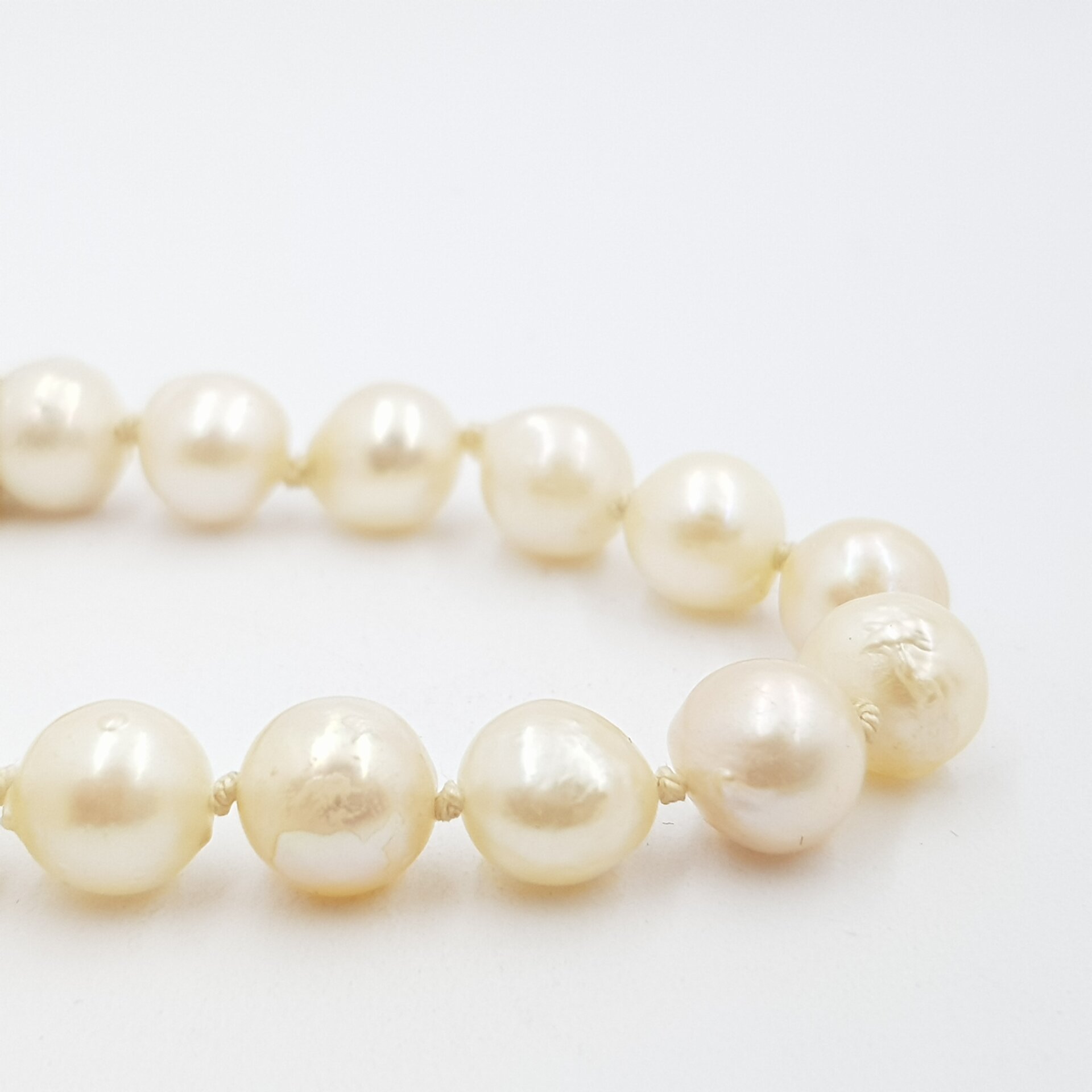 18ct Yellow Gold & Akoya Baroque Pearl Bracelet Val $1050 19cm #21388 18ct Yellow Gold & Akoya Baroque Pearl Bracelet Val $1050 19cm #21388 - Image 5
