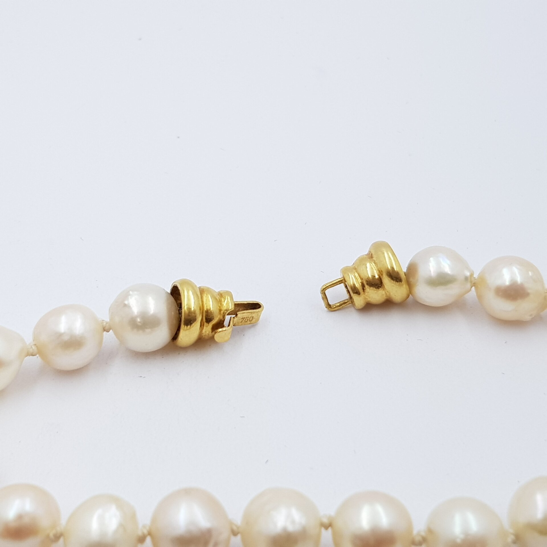 18ct Yellow Gold & Akoya Baroque Pearl Bracelet Val $1050 19cm #21388 18ct Yellow Gold & Akoya Baroque Pearl Bracelet Val $1050 19cm #21388 - Image 10