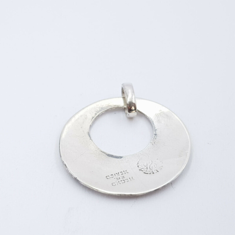 Sterling Silver Paua Shell Pendant #52399-1