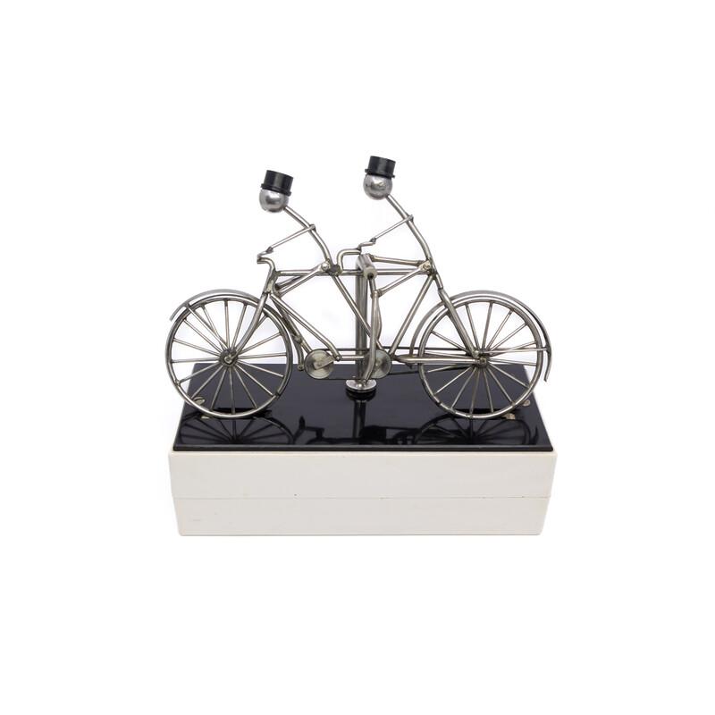 4x Assorted Vintage Motor Powered Desk Toys - Star Trek / Bikes #43554