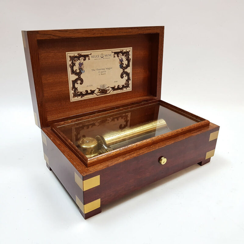 Reuge Wooden Music Box - The Thieving Magpie CH 3/72 #55685