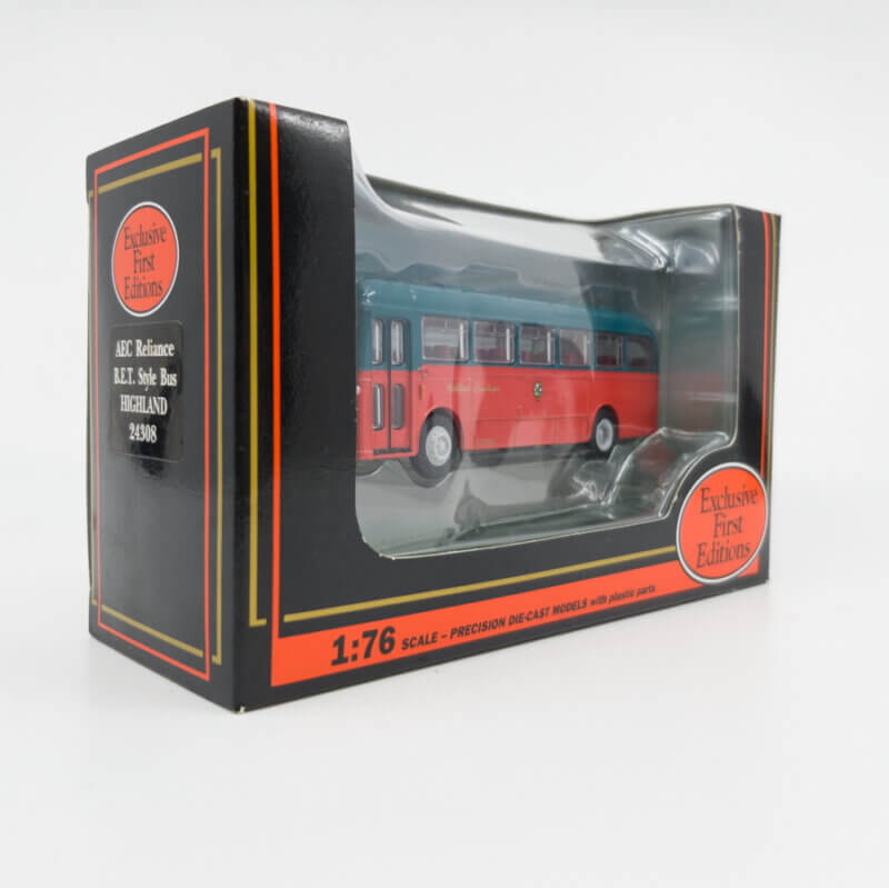 Gilbow First Edition Die-Cast Model 1:76 AEC Reliance B.E.T Style Highland Bus 24308 #55814